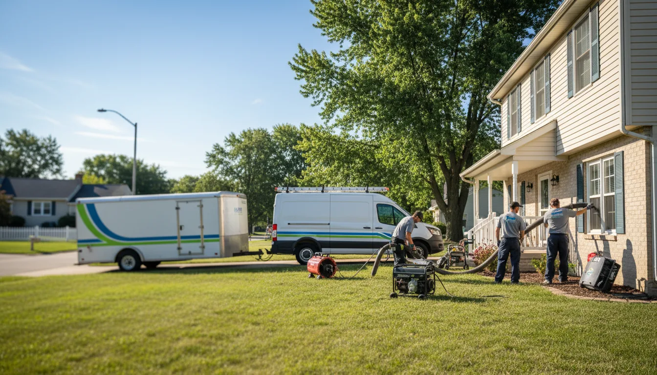 Flooded Basement Restoration And Cleanup With Repair in Florence, KS near me